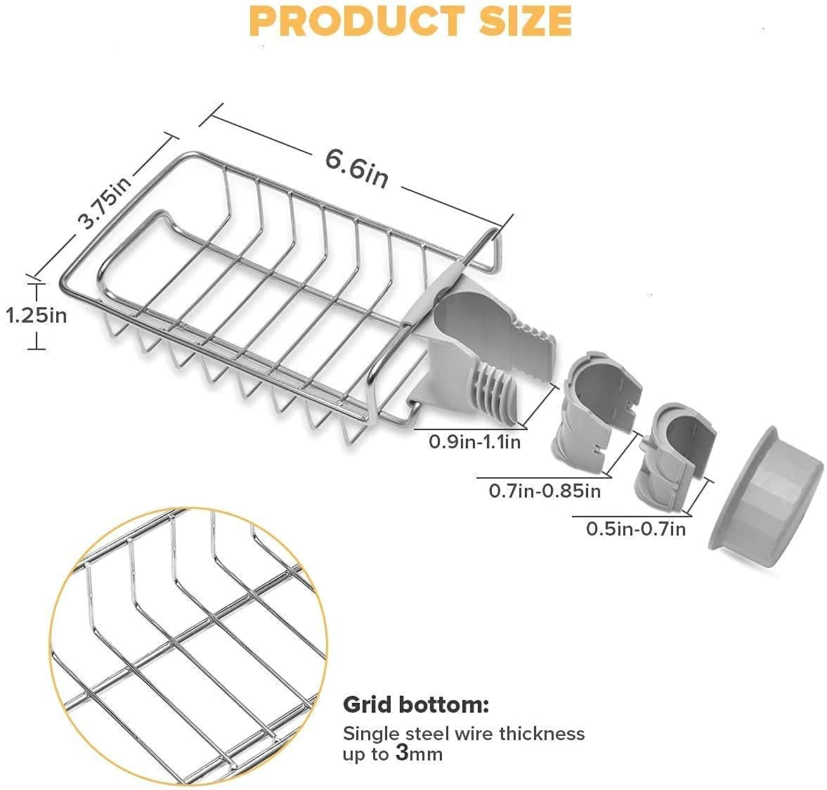 DrainNest™ Sink Organizer