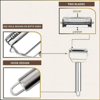 SlicePro™ 2-in-1 Peeler